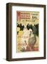 Moulin Rouge, La Goulue-Henri de Toulouse-Lautrec-Framed Art Print