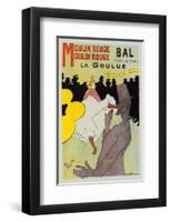 Moulin Rouge La Goulue-Henri de Toulouse-Lautrec-Framed Premium Giclee Print