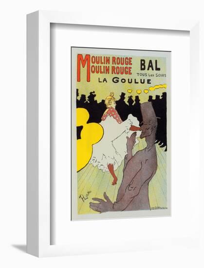 Moulin Rouge La Goulue-Henri de Toulouse-Lautrec-Framed Premium Giclee Print