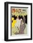 Moulin Rouge La Goulue-Henri de Toulouse-Lautrec-Framed Art Print