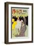 Moulin Rouge La Goulue-Henri de Toulouse-Lautrec-Framed Art Print