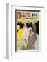 Moulin Rouge La Goulue-Henri de Toulouse-Lautrec-Framed Art Print