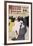 Moulin Rouge: La Goulue-Henri de Toulouse-Lautrec-Framed Art Print