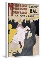 Moulin Rouge: La Goulue-Henri de Toulouse-Lautrec-Framed Art Print