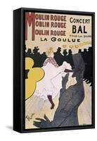 Moulin Rouge: La Goulue-Henri de Toulouse-Lautrec-Framed Stretched Canvas