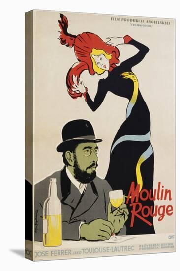 Moulin Rouge Movie Poster-null-Stretched Canvas