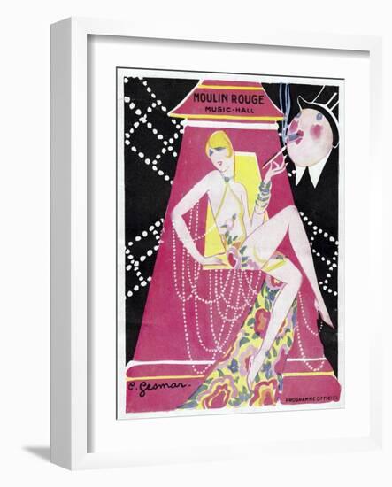 Moulin Rouge Music Hall-null-Framed Giclee Print