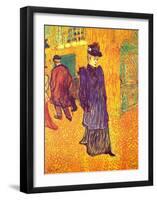 Moulin Rouge, Paris-Henri de Toulouse-Lautrec-Framed Art Print
