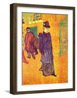 Moulin Rouge, Paris-Henri de Toulouse-Lautrec-Framed Art Print