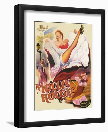 Moulin Rouge Paris-null-Framed Giclee Print