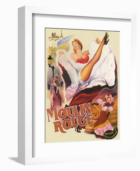 Moulin Rouge Paris-null-Framed Giclee Print