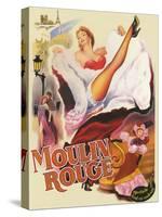 Moulin Rouge Paris-null-Stretched Canvas