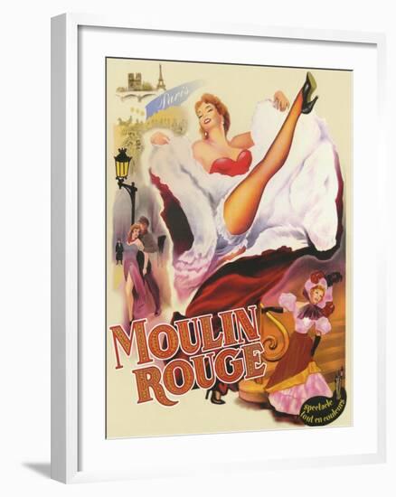 Moulin Rouge Paris-null-Framed Giclee Print