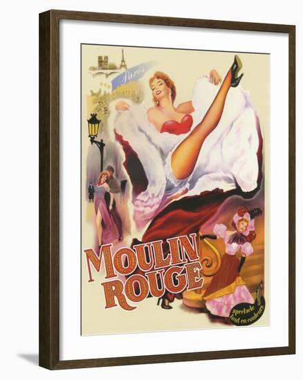 Moulin Rouge Paris-null-Framed Giclee Print