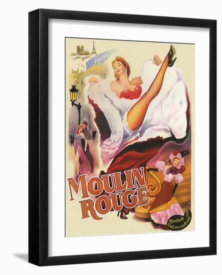 Moulin Rouge Paris-null-Framed Giclee Print