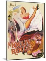 Moulin Rouge Paris-null-Mounted Giclee Print