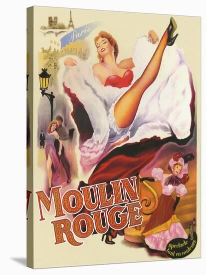 Moulin Rouge Paris-null-Stretched Canvas