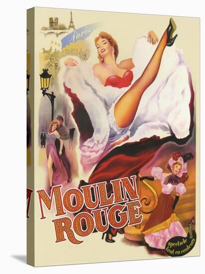 Moulin Rouge Paris-null-Stretched Canvas