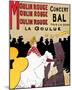 Moulin Rouge-Henri de Toulouse-Lautrec-Mounted Mini Poster