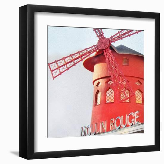 Moulin Rouge-Tosh-Framed Art Print