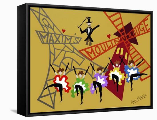 Moulin Rouge-Pierre Henri Matisse-Framed Stretched Canvas