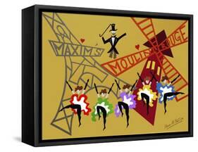 Moulin Rouge-Pierre Henri Matisse-Framed Stretched Canvas