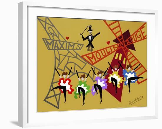 Moulin Rouge-Pierre Henri Matisse-Framed Giclee Print