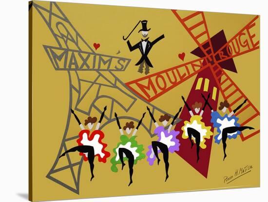 Moulin Rouge-Pierre Henri Matisse-Stretched Canvas
