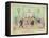 Moulinet, a Quadrille Step with Linked Hands-George Cruikshank-Framed Stretched Canvas