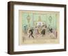 Moulinet, a Quadrille Step with Linked Hands-George Cruikshank-Framed Art Print