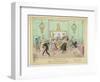 Moulinet, a Quadrille Step with Linked Hands-George Cruikshank-Framed Art Print