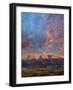 Moulton Barn at Sunrise, Grand Teton National Park-Adam Jones-Framed Photographic Print