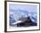 Moulton Barn below the Teton Range in winter-Scott T^ Smith-Framed Photographic Print