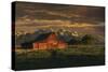 Moulton Barn Sunrise-Galloimages Online-Stretched Canvas