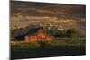 Moulton Barn Sunrise-Galloimages Online-Mounted Photographic Print