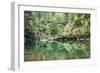 Moulton Falls Regional Park, Yacolt, WA. Moulton Falls Bridge over the East Fork Lewis River-Emily Wilson-Framed Photographic Print