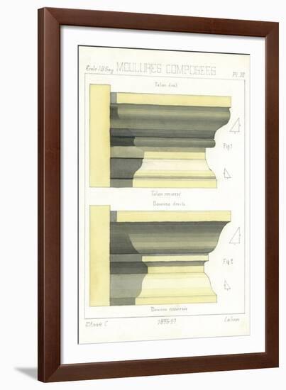 Moulures Composees-Stephanie Monahan-Framed Giclee Print