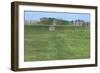 Mound and Part of a Reconstructed Village Palisade at Aztalan State Park, a Middle Mississippian Pe-null-Framed Giclee Print