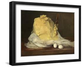 Mound of Butter, 1875-85-Antoine Vollon-Framed Giclee Print