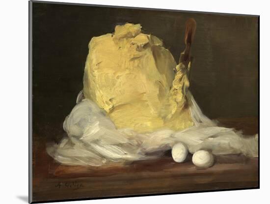 Mound of Butter, 1875-85-Antoine Vollon-Mounted Giclee Print