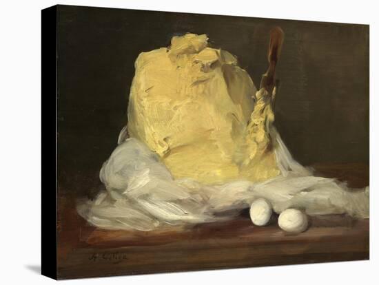 Mound of Butter, 1875-85-Antoine Vollon-Stretched Canvas