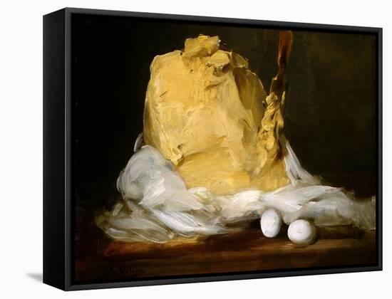 Mound of Butter-Antoine Vollon-Framed Stretched Canvas