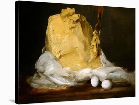 Mound of Butter-Antoine Vollon-Stretched Canvas