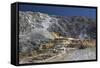 Mound Terrace, Mammoth Hot Springs, Yellowstone Nat'l Park, UNESCO Site, Wyoming, USA-Peter Barritt-Framed Stretched Canvas