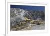 Mound Terrace, Mammoth Hot Springs, Yellowstone Nat'l Park, UNESCO Site, Wyoming, USA-Peter Barritt-Framed Photographic Print