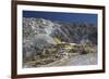 Mound Terrace, Mammoth Hot Springs, Yellowstone Nat'l Park, UNESCO Site, Wyoming, USA-Peter Barritt-Framed Photographic Print