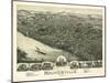 Moundsville, West Virginia - Panoramic Map-Lantern Press-Mounted Art Print