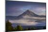 Mount Acuto at sunrise in autumn, Apennines, Umbria-Lorenzo Mattei-Mounted Photographic Print