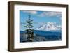 Mount Adams seen from Mount St. Helens, part of the Cascade Range, Pacific Northwest region, Washin-Martin Child-Framed Photographic Print