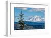 Mount Adams seen from Mount St. Helens, part of the Cascade Range, Pacific Northwest region, Washin-Martin Child-Framed Photographic Print